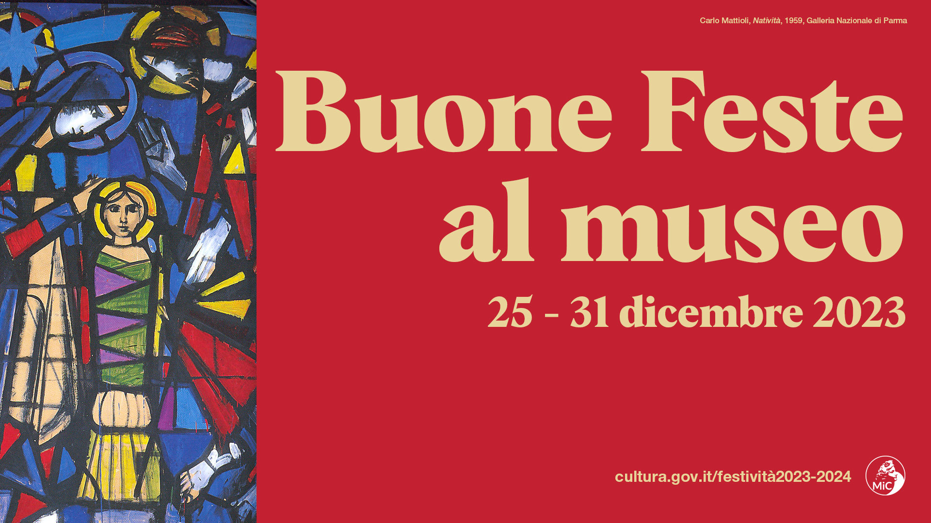 Buone Feste nei musei italiani: 25-31 dicembre 2023